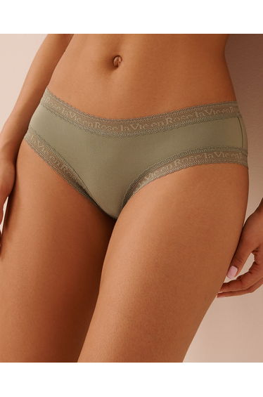 Super Soft Lace Trim Cheeky Panty