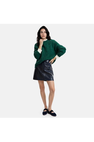 Signatures Azelie Alpaca Blend Brushed Crew Neck Jumper/Sweater