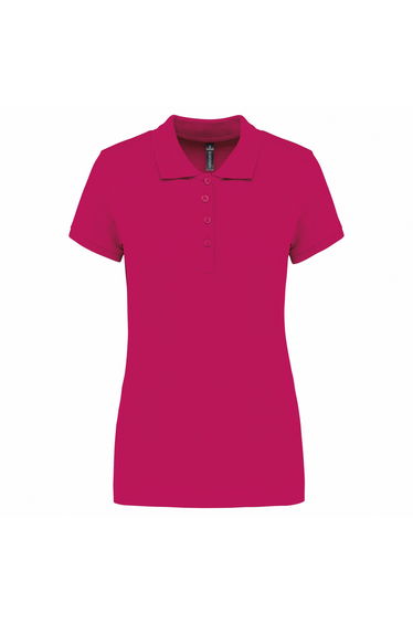 Kariban Womens/Ladies Pique Polo Shirt - Fuchsia
