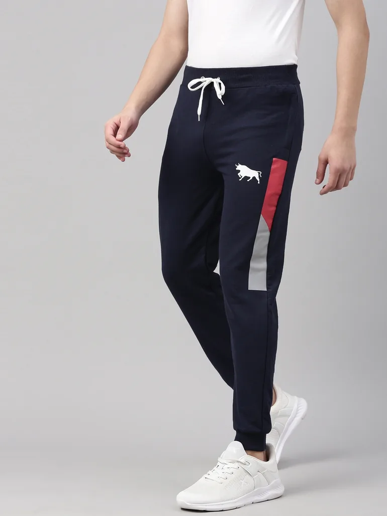 Mid Rise Regular Fit Printed Joggers with Drawstring - 2