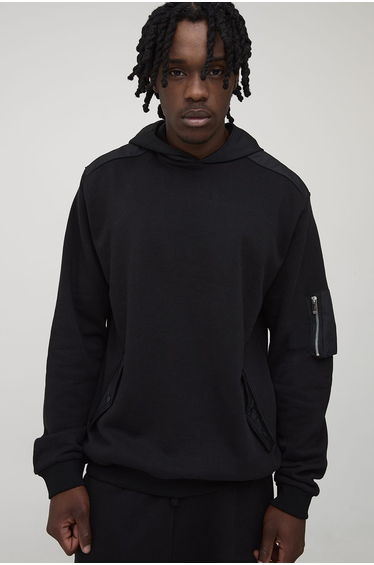 Tall Regular Fit Utility Hoodie - black
