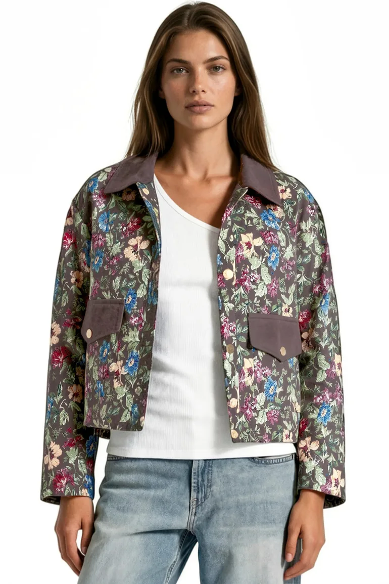 MSN Cotton Viscose Puffer Coat - 1