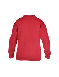 Gildan Childrens/Kids Heavy Blend Crew Neck Sweatshirt - Red - 1