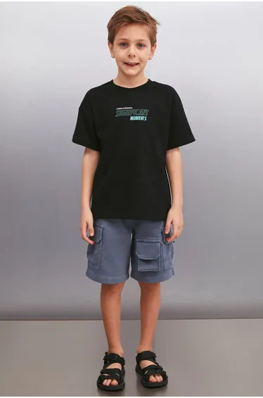 HALDOR Men's Black T-Shirt