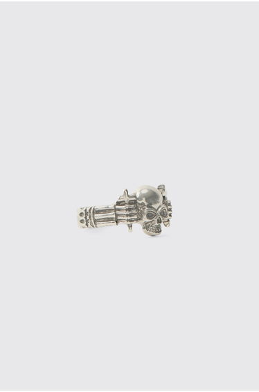 Silver Skull Ring - silver