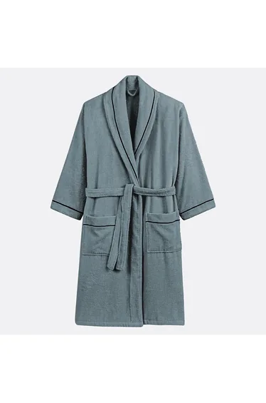 Victor Adult Shawl Bathrobe in Combed Cotton 400g/m2