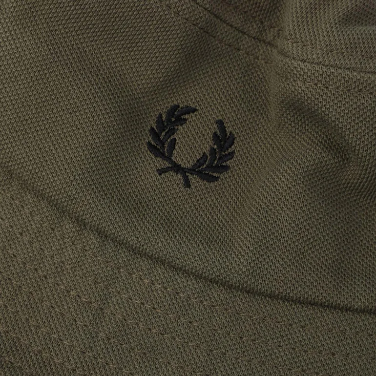 Accessories Fred Perry Pique Bucket Hat in Green - 2