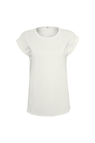 Womens/Ladies Extended Shoulder T-Shirt - Ready To Dye