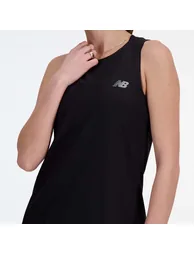 Women's New Balance Jacquard Slim Tank Top in Black - 5