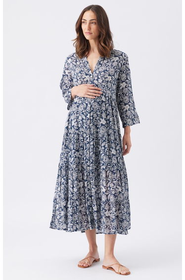 Ezra Tiered Maternity Dress
