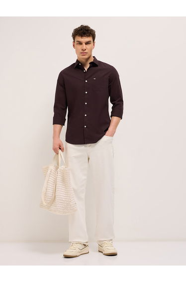 Men Cotton Slim Fit Casual Shirt