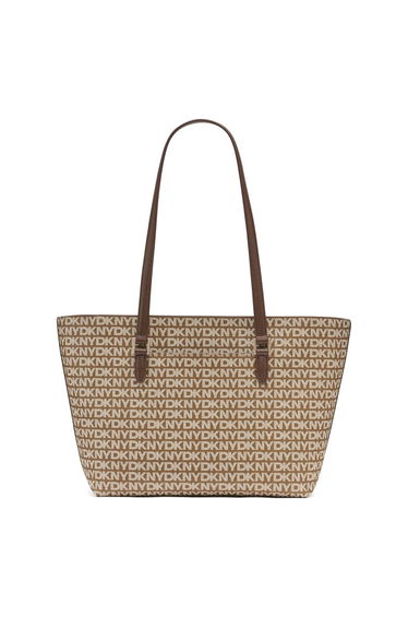 Bryant Ave Md Tote Chino Chocolate Logo