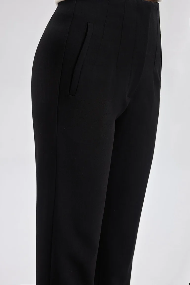Tailored Straight Leg Pants - 3