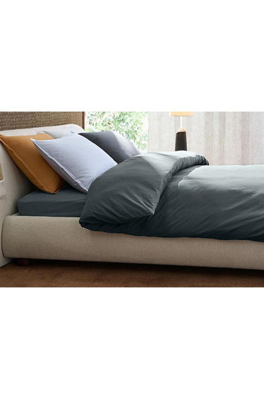 Sabbal Washed Cotton Percale Flat Sheet