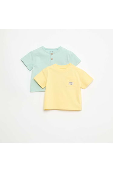 2-Pack of Short-Sleeve T-Shirts YELLOW
