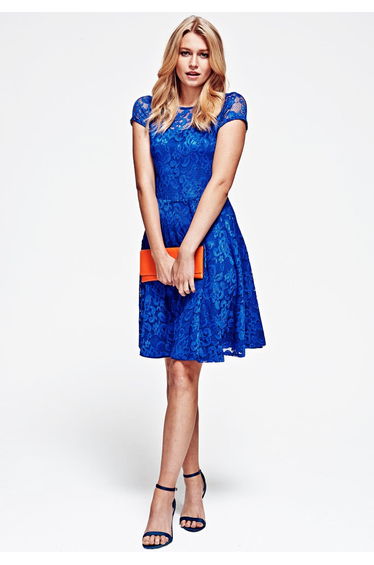 Lace Fit N Flare Dress