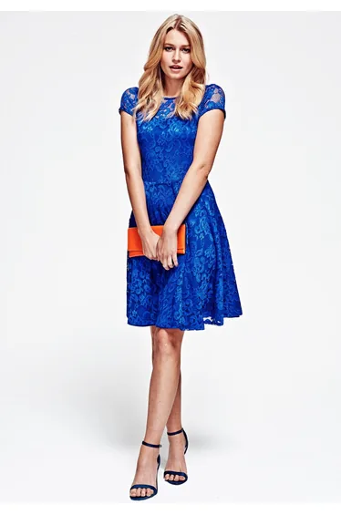 Lace Fit N Flare Dress