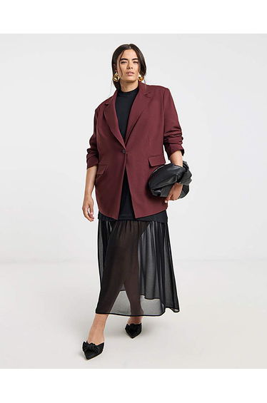 Oversized Single Breasted Blazer