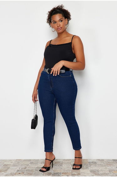 Blue Stretchy Skinny Jeans