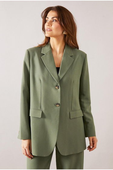 Single Breasted Two Button Blazer