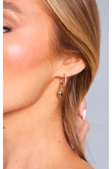 Gold Heart Stud And Hoop Multipack