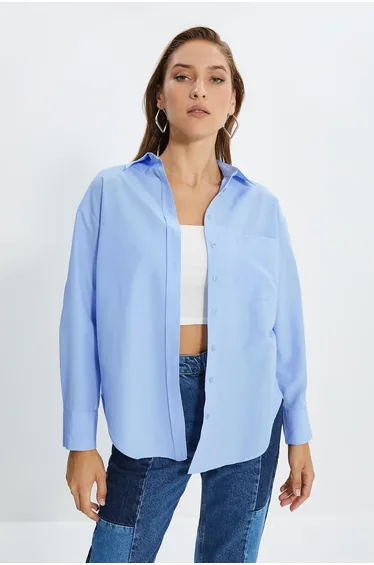 Shirt - Blue - Oversize