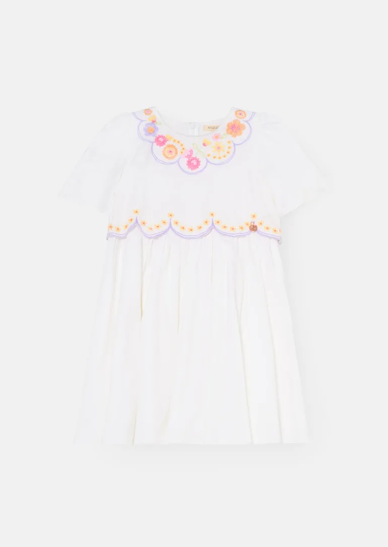 Gabby Floral Embroidered Dress - 5