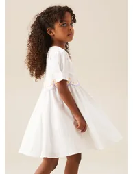 Gabby Floral Embroidered Dress - 3