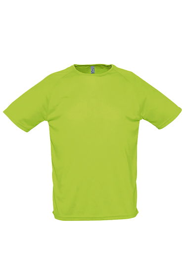 SOLS Mens Sporty Short Sleeve Performance T-Shirt - Apple Green