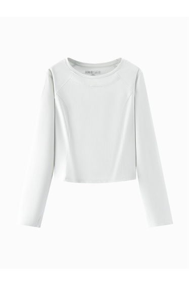 Women's Cropped Smartech Long-Sleeve Top
