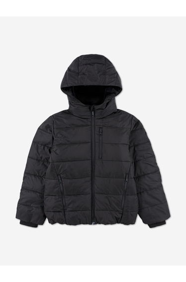 Abercrombie & Fitch Boys Midweight Puffer Jacket on Black