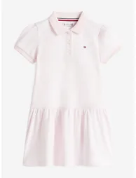 Tommy Hilfiger Girls Polo Dress in Pink - 4