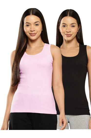 Pack of 2 - Cotton Blend Thermal Camisole