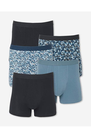 5 Pack Camo A-Front Boxers