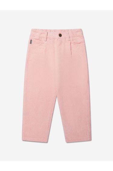 Girls Logo Pocket Trousers in Pink