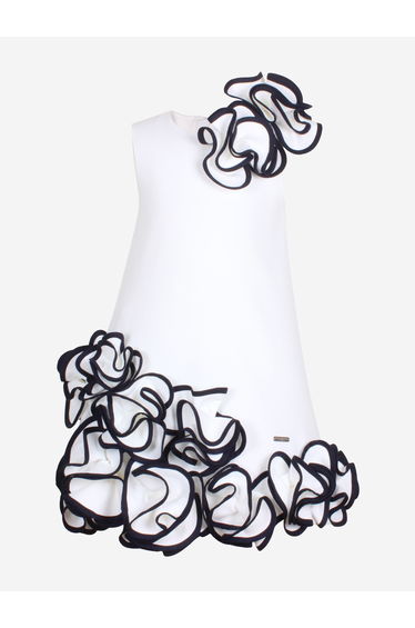 Jessie And James Girls Blossoming Love Dress in White