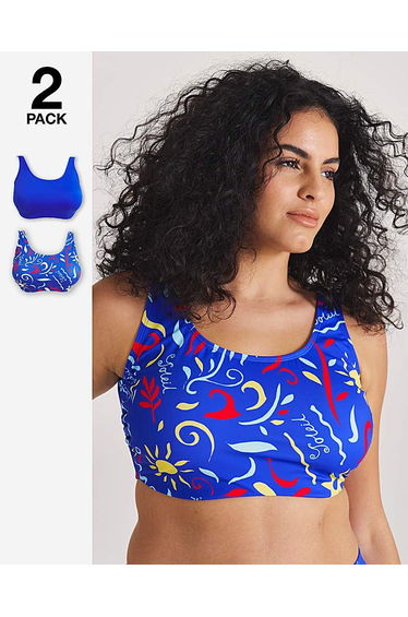 2 Pack Value Bikini Tops