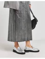 Plain Chunky Loafer Ex Wide