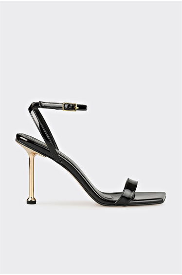 Black Women's Heeled Sandals