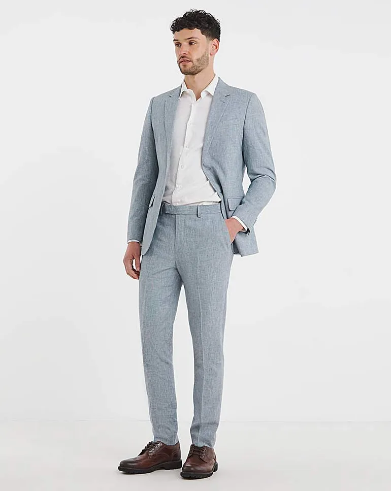 Linen Blend Trouser - 1