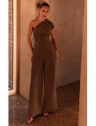 جمبسوت بأرجل عريضة مزموم لون بني 