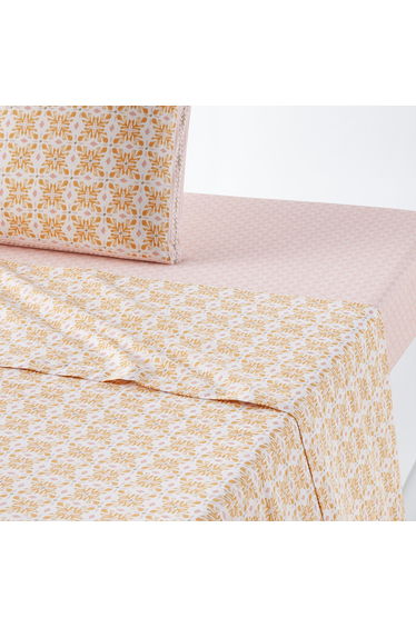 Gardenia Flat Sheet in Pure Cotton