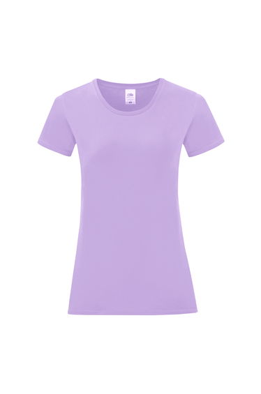 Fruit Of The Loom Womens/Ladies Iconic T-Shirt - Soft Lavender