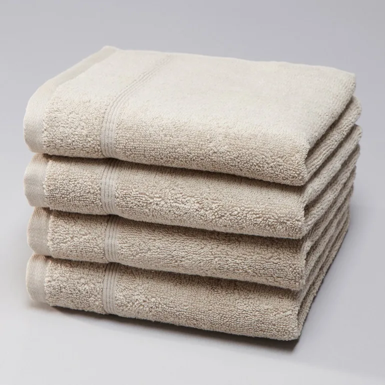 Pack of 4 Cotton Terry Face Cloths - 1