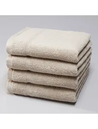 Pack of 4 Cotton Terry Face Cloths - 1