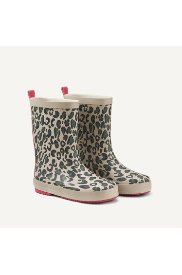 Kids Leopard Print Wellies