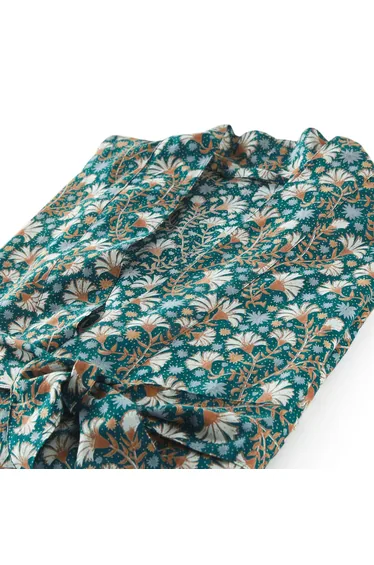 Kalyan Pure Cotton Voile Kimono Bathrobe