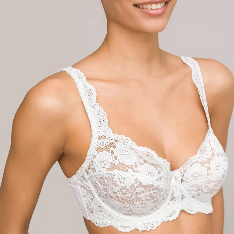 Lace Full Cup Underwired Bra - 7