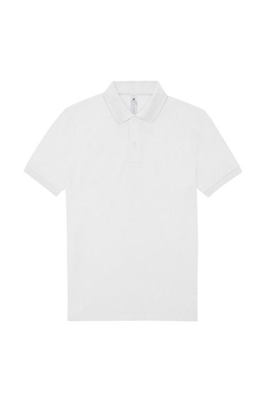 B&C Mens Polo Shirt - White