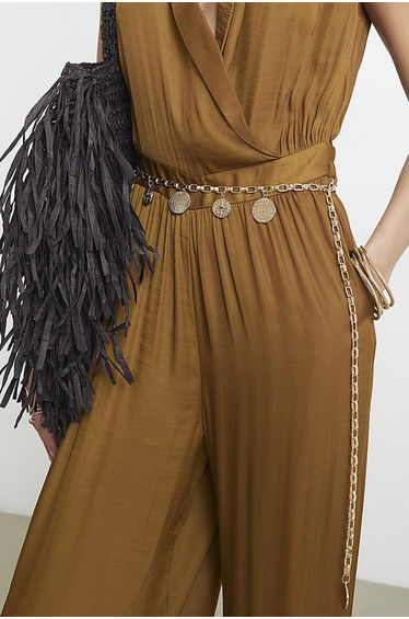 Gold Coin Chain Belt
